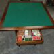 Walnut game table