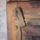 Antique wooden cabinet with 1 door, storage unit, bonnetière, kitchen furniture.
