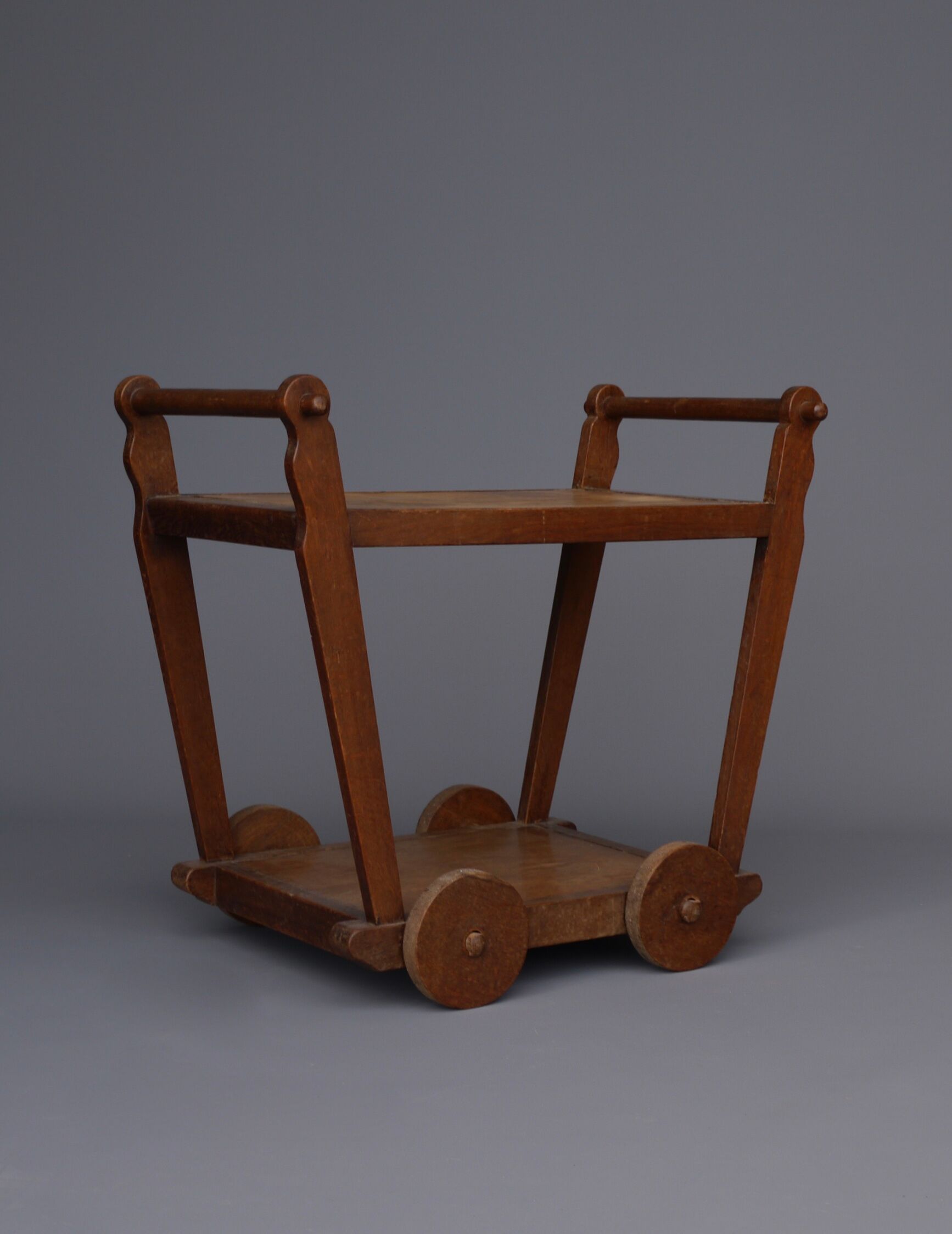 Dutch wooden tea trolley 1930s