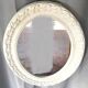 Large White Stucco Wooden Mirror Shabby Chic Baroque Decorative Art