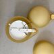 3 vintage glass paste wall lights