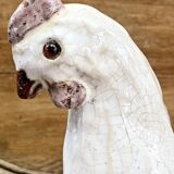 Terracotta hen Bavent XIX sulphide eyes