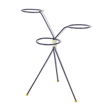 Tripod plant metal black, folding door