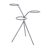 Tripod plant metal black, folding door