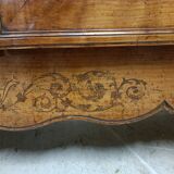 Buffet 2 bodies XIXth inlaid walnut