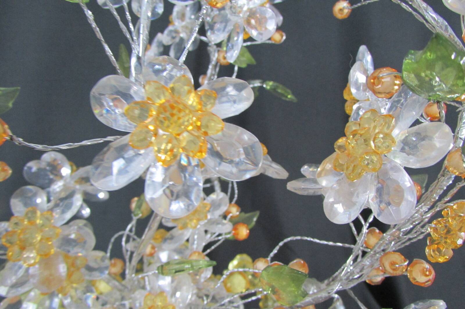 Pearl vase and bouquet, unique piece