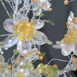 Pearl vase and bouquet, unique piece