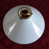 Wall lamp, opaline lampshade
