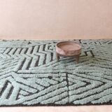 Water Green Textured Rug - 292 x 202 cm