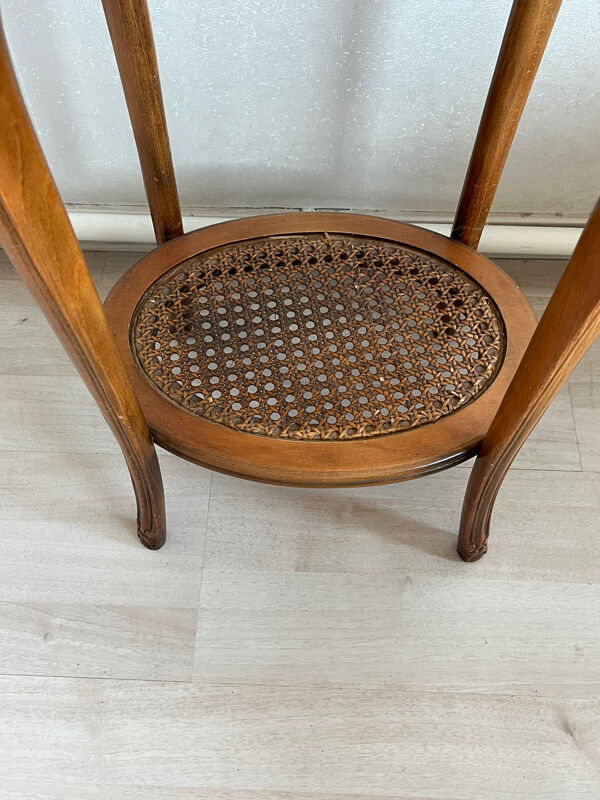 Console marbre et merisier