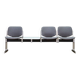 Grey aluminium bench, Danish design, 1960s, production: Denmark