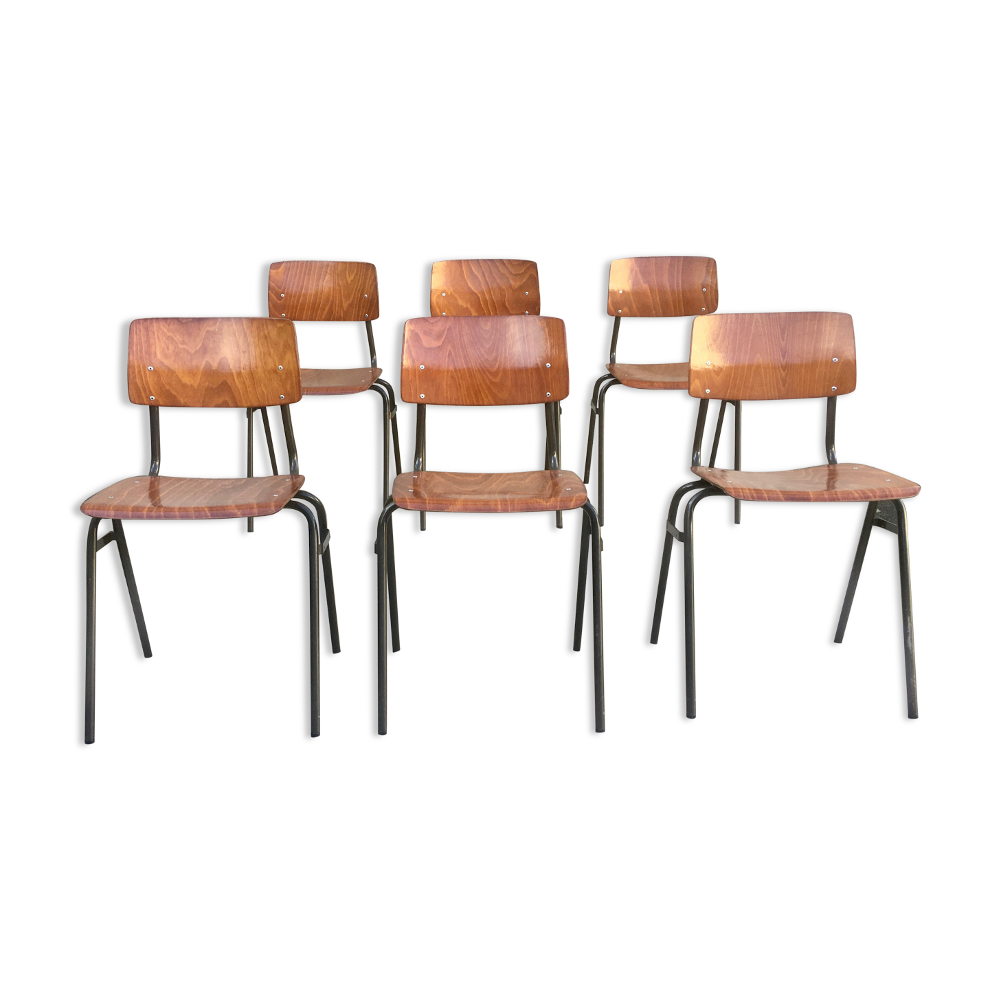 Set of 6 vintage chairs Marko Holland