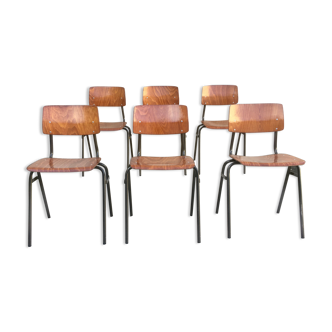 Set of 6 vintage chairs Marko Holland