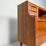 1960s Vintage Mid-Century Danish Teak Design Secretary