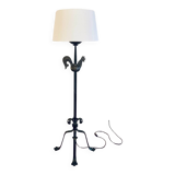 Jean touret and artisans de marolles - rooster floor lamp