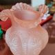 Grand vase Art Déco col dentelle