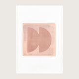 Set of 2 paintings on paper M269 & M270 signed Eawy