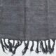 Tapis Kilim vintage 5x7 nuances de gris, 156x231 cm