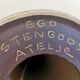 Ceramic table lamp.  Designed by Bruno Karlsson (BK) for Ego Stengods Ateljé in Sweden.