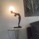 Art Deco woman lamp 72 cm in height