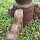 Exotic wood column (indonesia?)