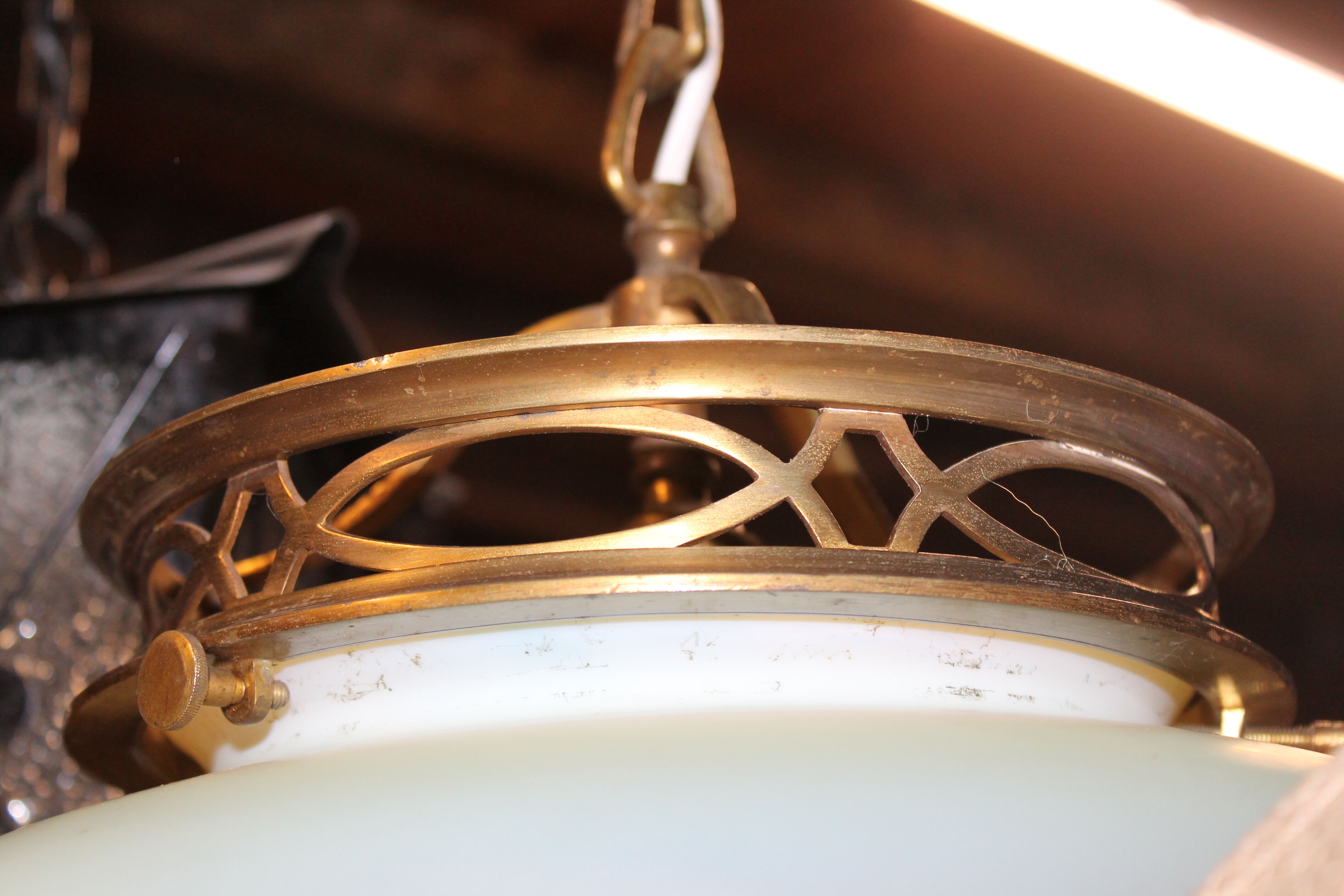 Art Nouveau hanging lamp