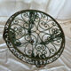 Wrought iron table in country style