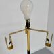 Old metal and persplex floor lamp, French design, vintage 60s