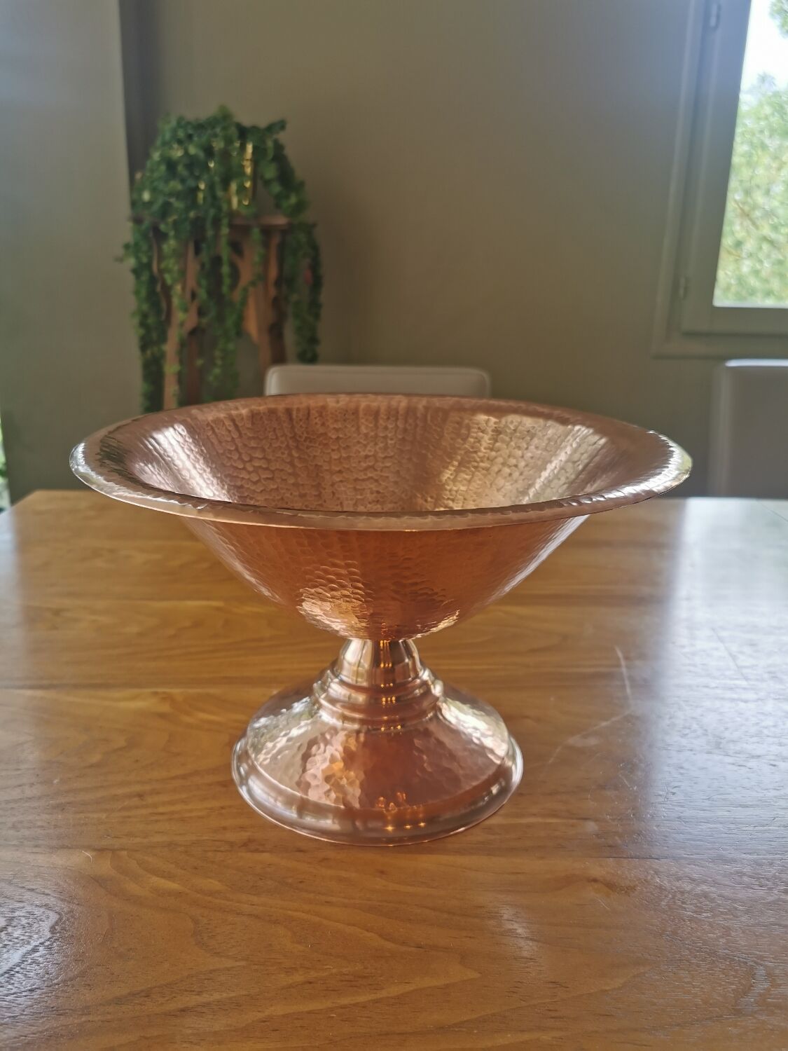 Art deco copper cup