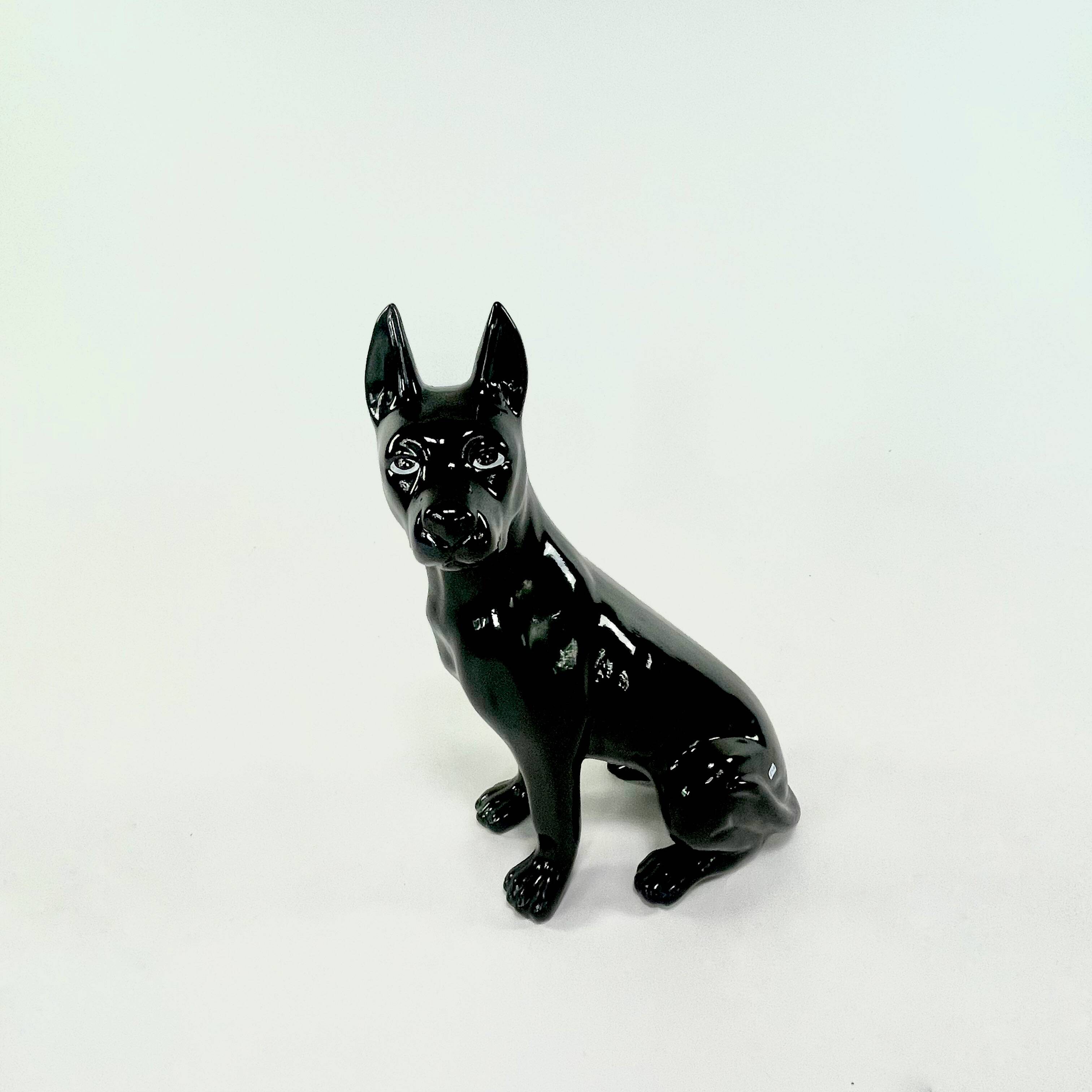 Vintage ceramic dog