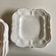 Set 6 plates in glazed earth with Moustiers godrons 1970
