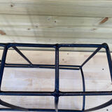 Magazine holders folk art in black metal