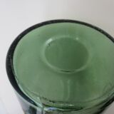 Old green glass jar, "DURFOR"