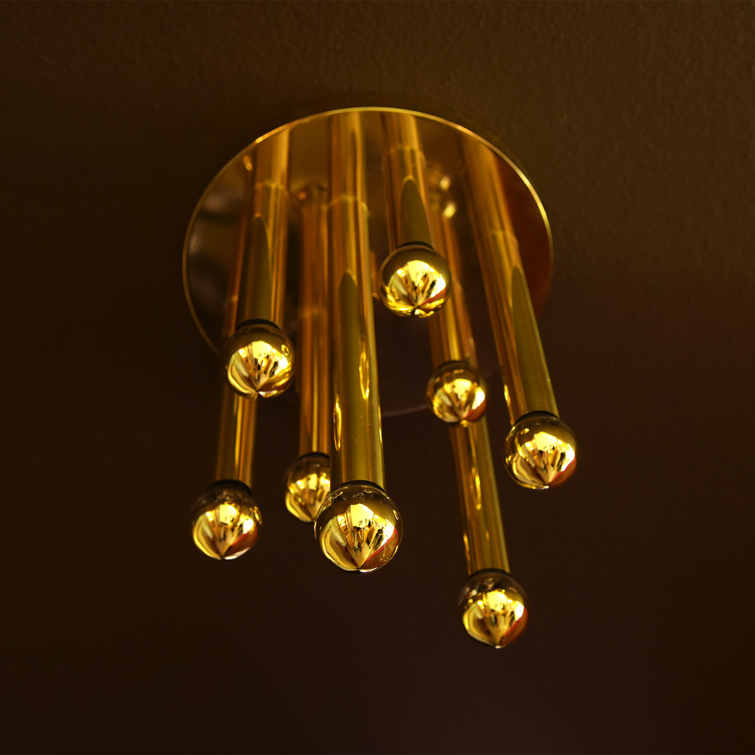 Brass plated Sciolari ceiling/wall lamp