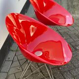 Eros chair with wire base by Philippe Starck, Kartell