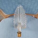 Murano glass leaf