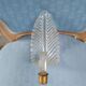 Murano glass leaf