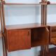 Mid century Italian design teak bookcase 1950s