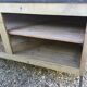 Antique workshop cabinet with sliding doors