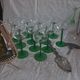 Carafe et 12 verres Service vin d'Alsace