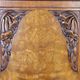 Art Deco showcase bookcase in carved walnut, France, circa 1925