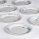 6 Bavarian porcelain plates blueberry model