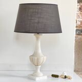 ALABASTER Stone LAMP Vintage MEDICIS Shape