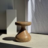 Pawn Natural - Stool, side table, end table in solid mango wood