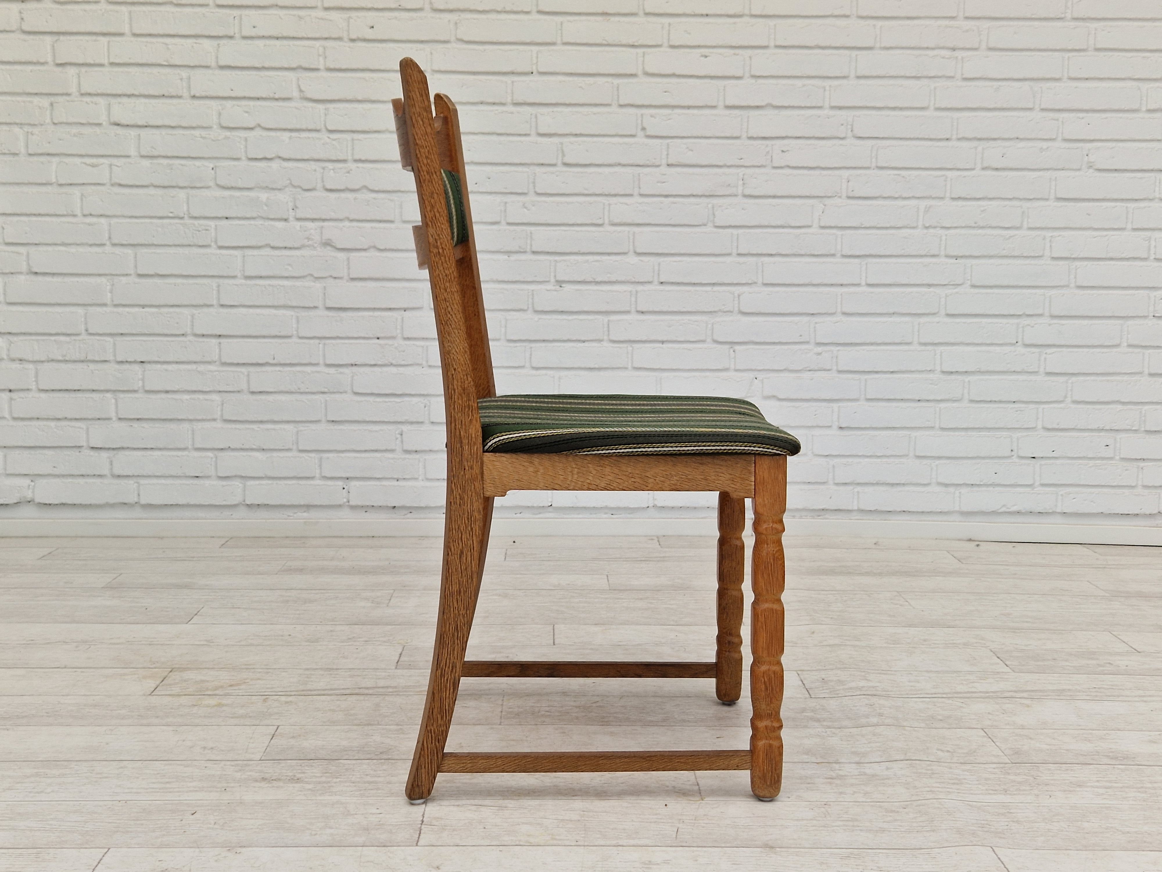 Set of six dining chairs danish design 1970S
