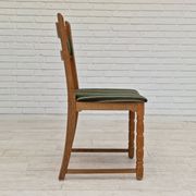 Set of six dining chairs danish design 1970S