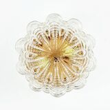 Large Mid Century Bubble Glass Ceiling Light by H.Tynell for Limburg, 1960s