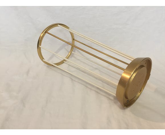 Vintage gold metal umbrella holder from the 1950s