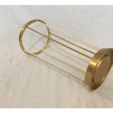 Vintage gold metal umbrella holder from the 1950s