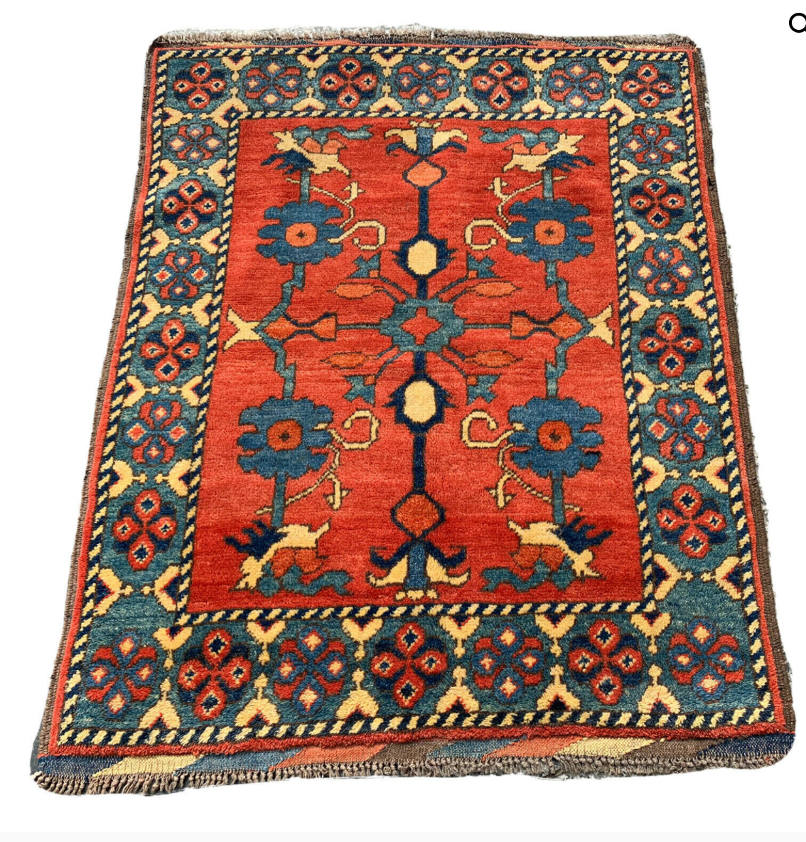 Vintage Afghan carpet 110x88cm